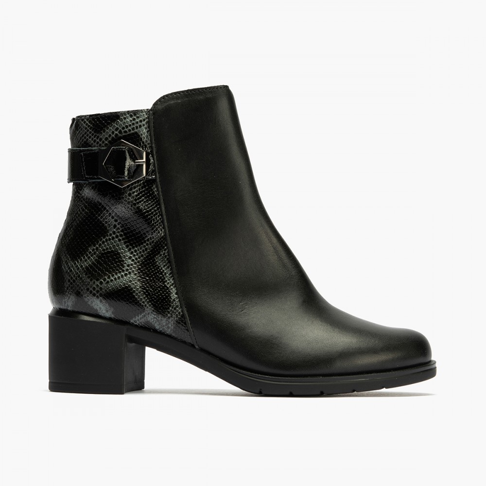 BOTIN HEBILLA CUELLO NEGRO