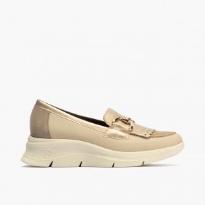 MOCASIN ESTRIBO CON FLECOS PIEDRA