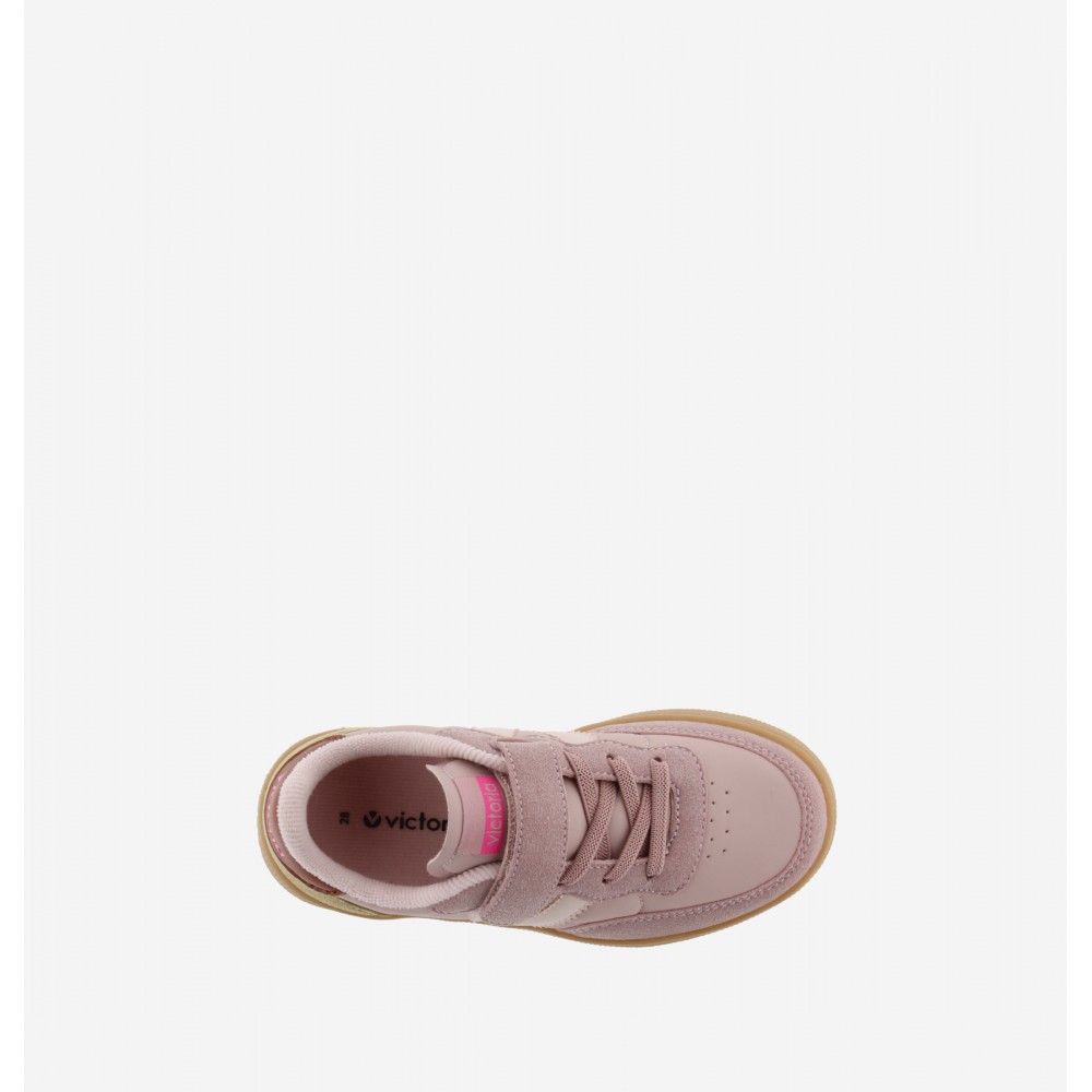 DEPORTIVO ELASTICO Y VELCRO NUDE