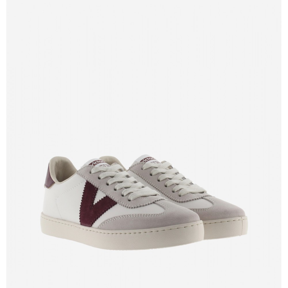 SNEAKERS "V"  BORDO