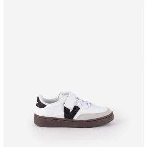 DEPORTIVO ELASTICO Y VELCRO "V" BLANCO