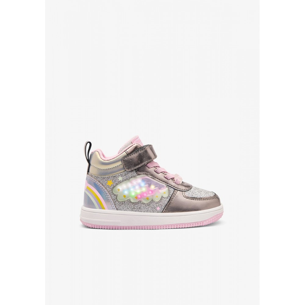 DEPORTIVO BOTA LUCES PEWTER