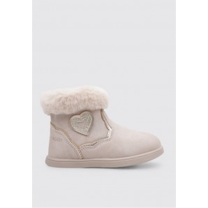 BOTITA BAREFOOT CUELLO PELO BEIG